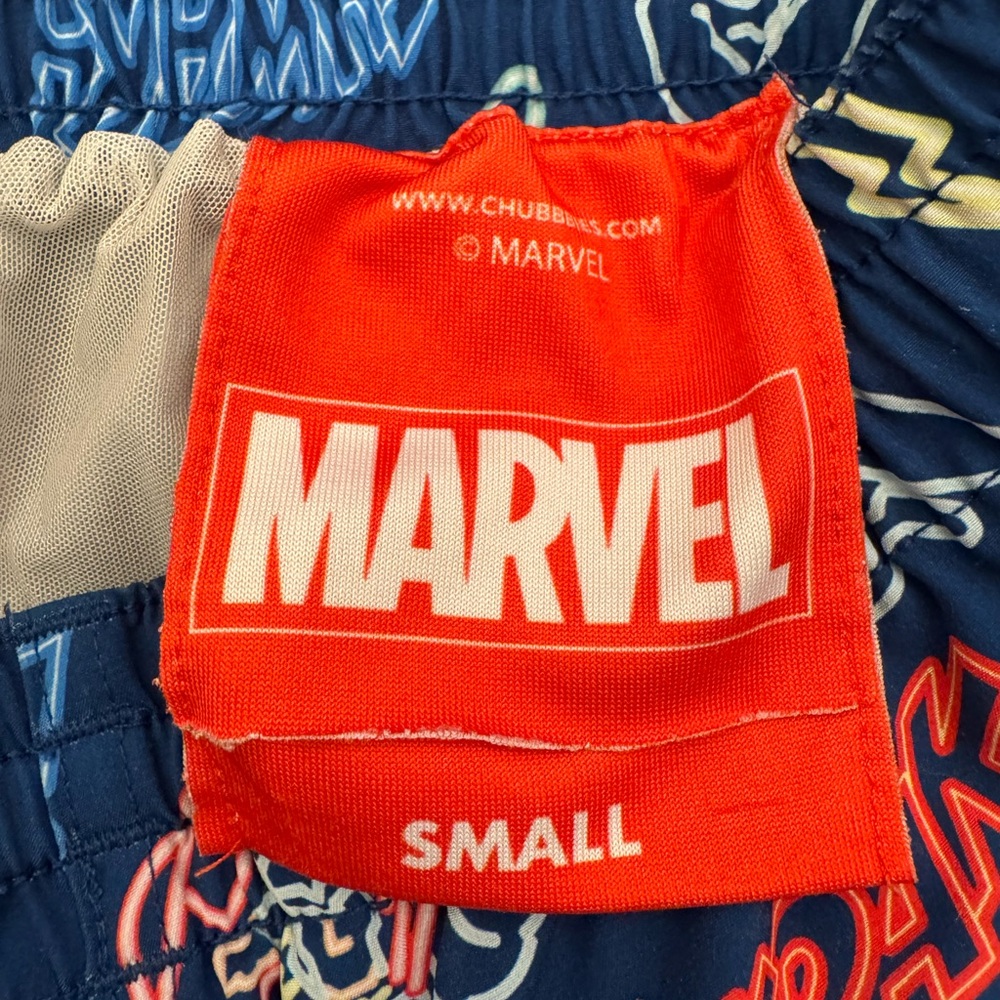 Hard to Find Chubbies Marvel Mens Large Neon Swim Trunks Limited Edition - Small - Picture 5 of 5